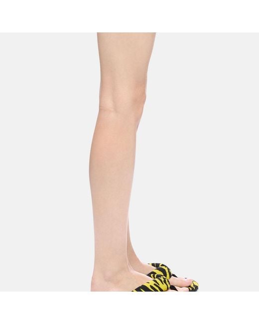 The Attico Yellow Indie' And Flat Thong