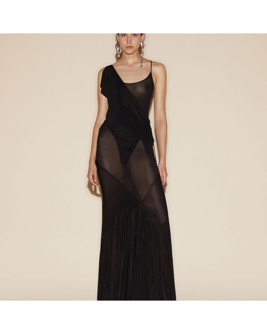 The Attico Black Runway "The Morning After" Gend