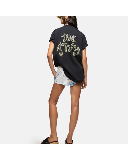 The Attico Black And Pale T-Shirt