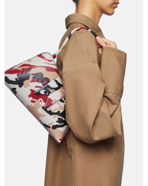 Shoulder bag ''Sunrise'' beige, black, red e nude di The Attico in White