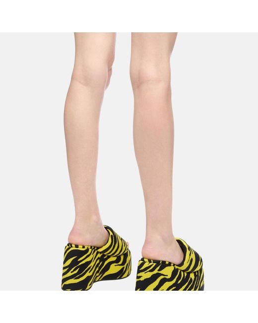 The Attico Yellow Mochi' And Flatform