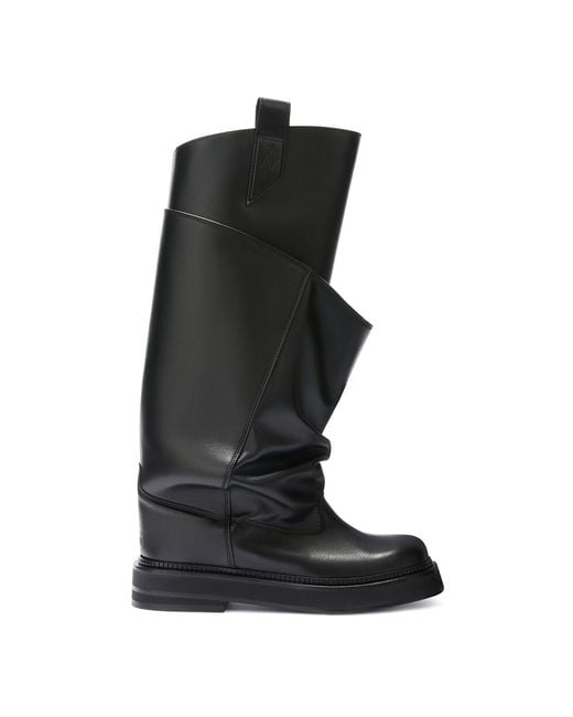 The Attico Black Robin Passeggiata' Combat Boot