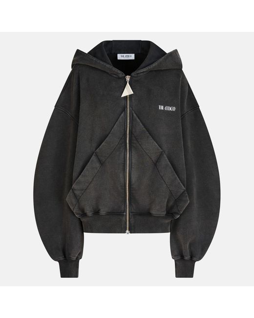 The Attico Black Faded Sweatshirt