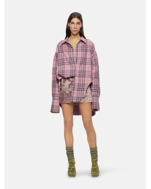 The Attico Multicolor ''diana'' Check Shirt