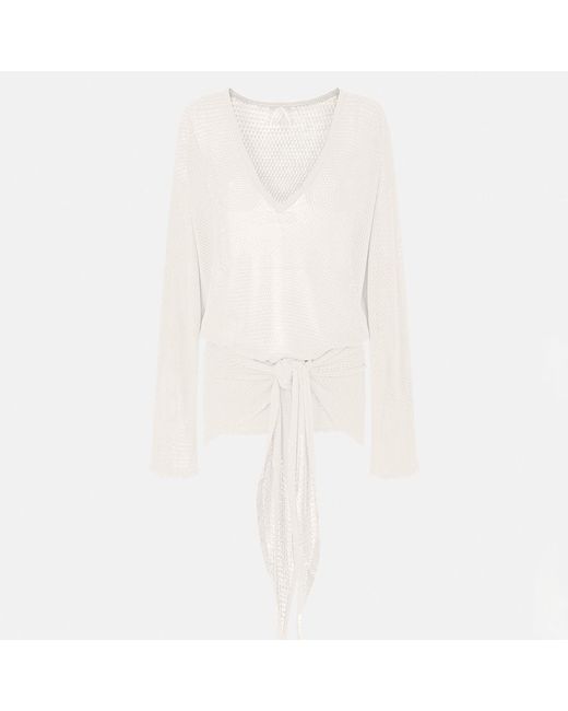 The Attico White Mini Dress
