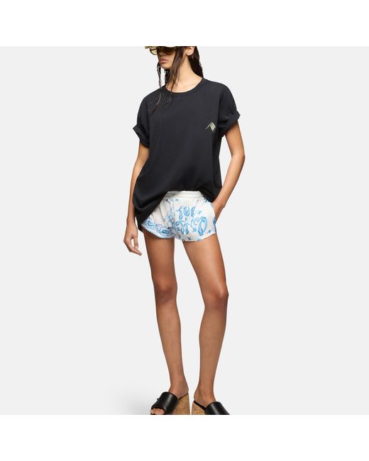 The Attico Black And Pale T-Shirt