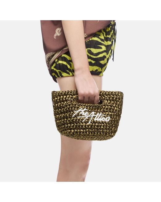 The Attico Metallic Via Dei Giardini 15' Tote Bag
