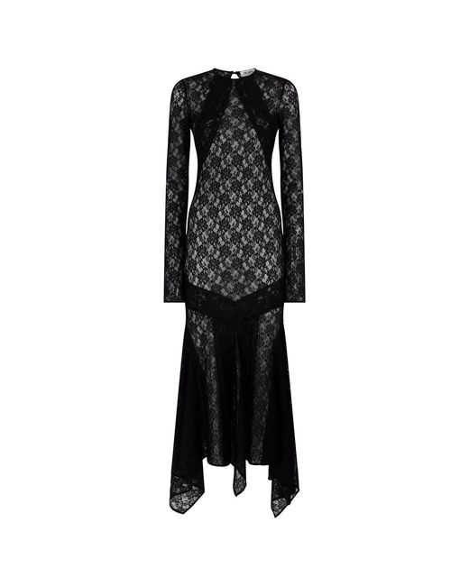 The Attico Black Midi Dress