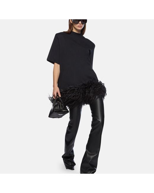 The Attico Black Mini Dress