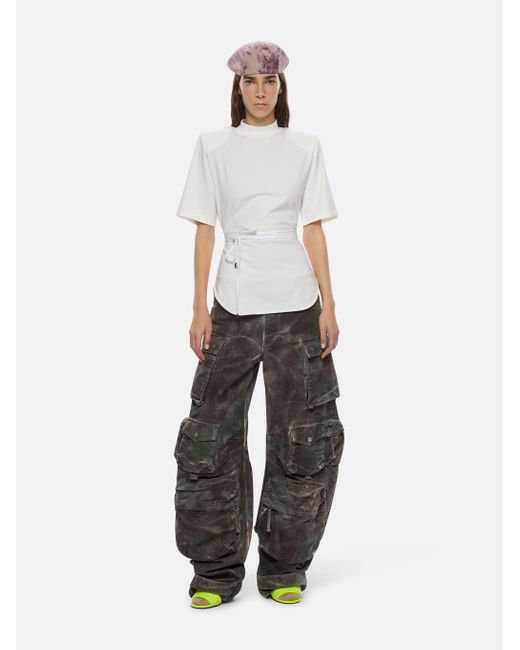 Pantaloni ''Fern'' green camouflage di The Attico