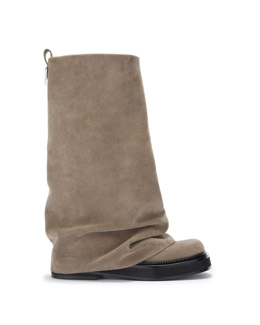 The Attico Brown Robin' Combat Boot