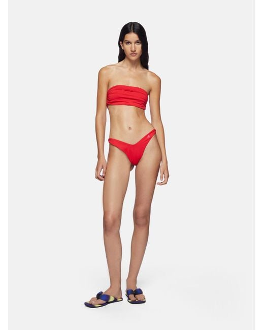 The Attico Red Bikini