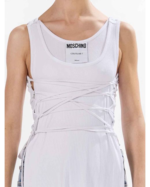 Moschino White Top Lacci