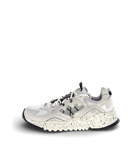 Flower Mountain White Sneakers for men