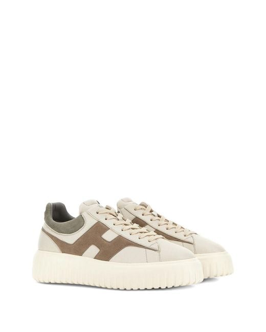 Hogan Natural H-Stripes Sneakers for men