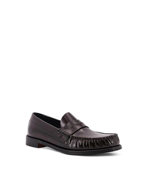 Tom Ford Black Leather Moccasin for men