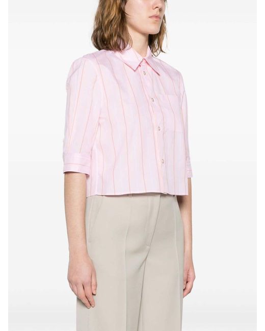 Marni Pink Striped Shirt