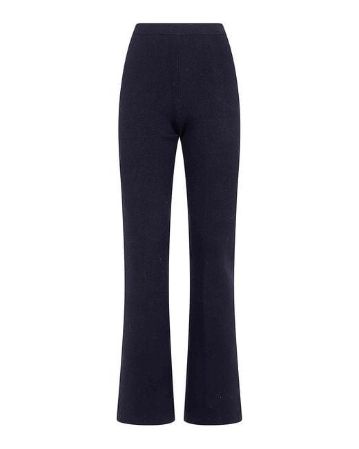 Twinset Blue Flared Trousers