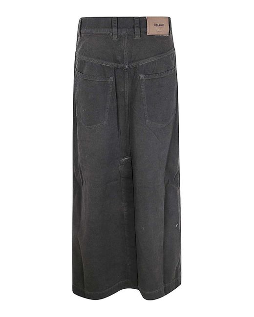 Uma Wang Gray Jane Skirts