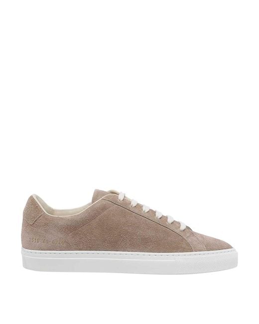 Common Projects Brown Suede Achilles Sport Sneakers for men