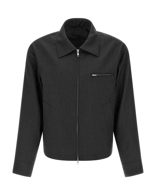 mfpen Black Postal Jacket for men