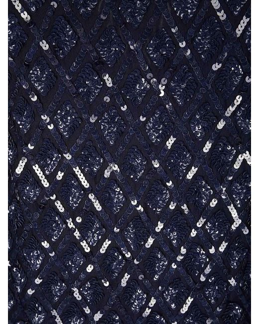P.A.R.O.S.H. Blue Mini Dress