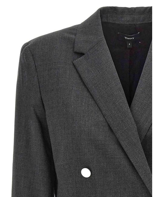 Theory Black Boxy' Blazer
