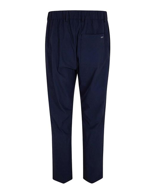 Herno Blue Regular Trousers for men