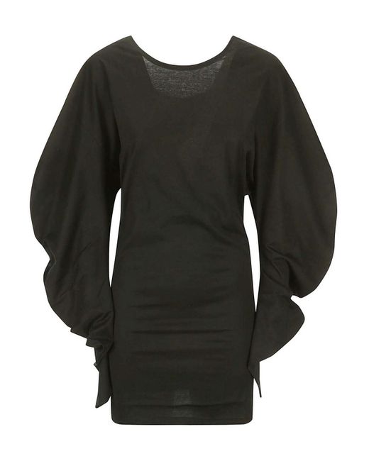 Setchu Black Short Dress