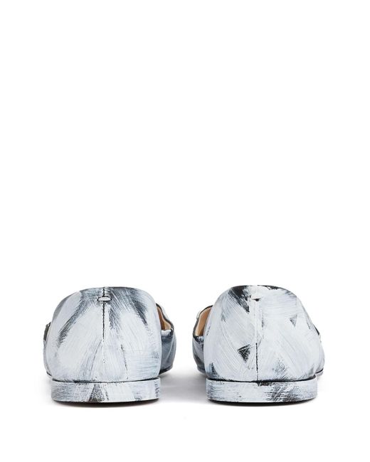 Maison Margiela White Grecian Loafers for men