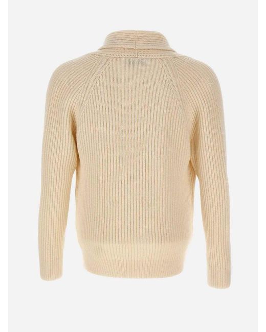 Paolo Fiorillo Natural Cardigan for men