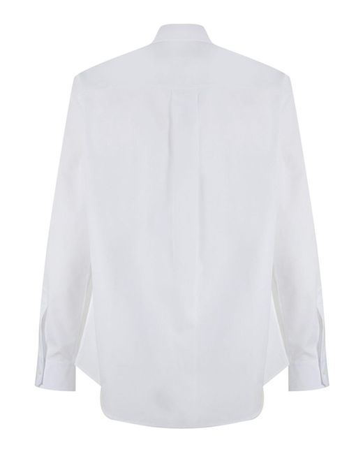 DSquared² White Cotton Poplin Shirt for men