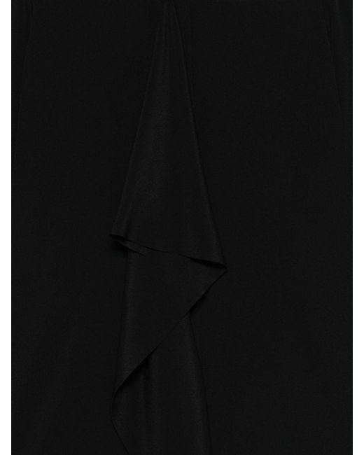 Alberto Biani Black Silk Shirt