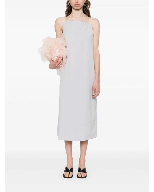 Carven White Slip Dress