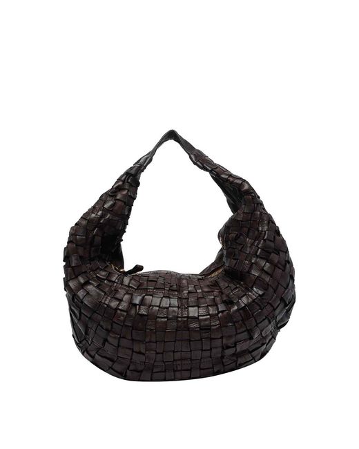 Campomaggi Black Large Marisa Shoulder Bag