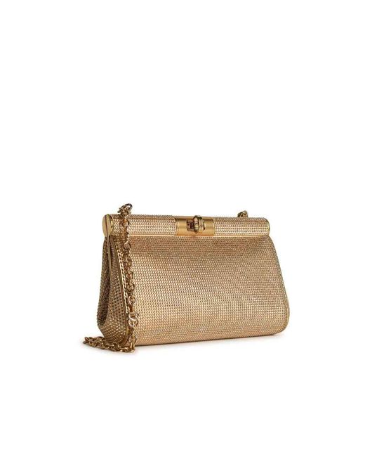 Dolce & Gabbana Natural Marlene Crossbody Bag