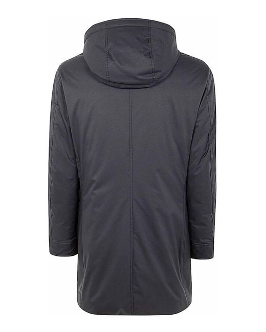 Moorer Gray Vermont Ads Long Bomber Jacket for men
