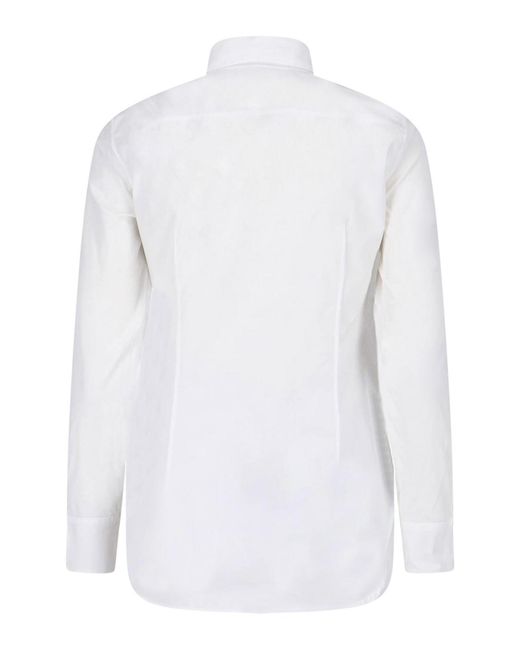 Jil Sander White Cotton Poplin Shirt