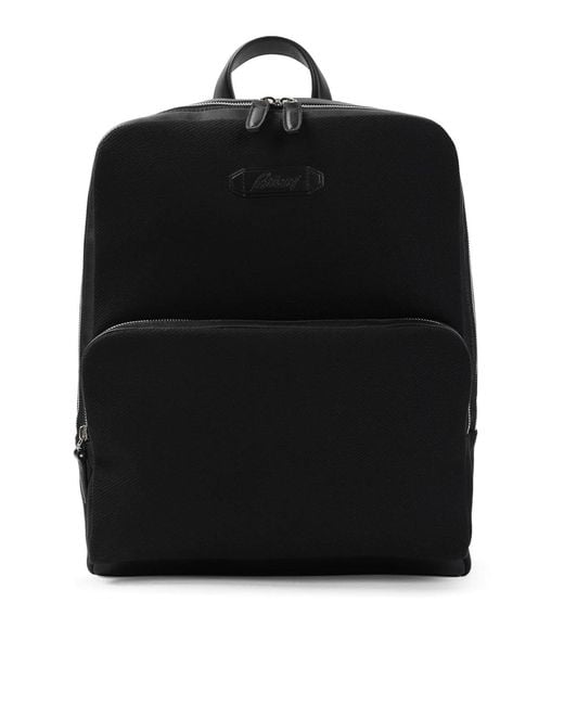 Brioni Black Backpack for men