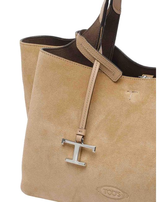 Tod's Natural Logo Handbag