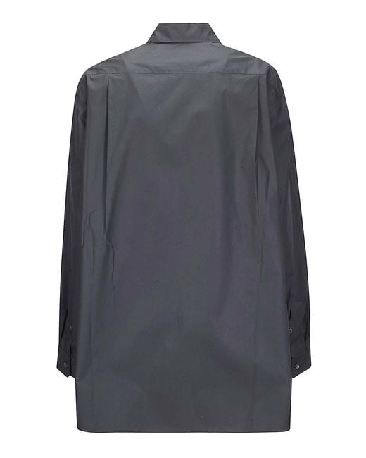 Sofie D'Hoore Gray Long Sleeve Shirt W Breast Pocket