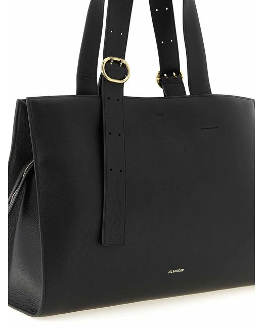 Jil Sander Black Shopping Bag