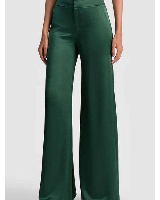 Alice + Olivia Green Nessi Trouser