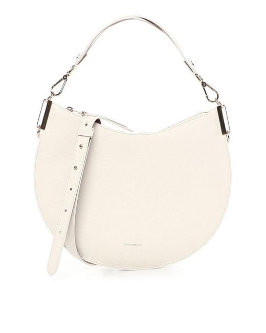 Coccinelle Natural Sunup Medium Hobo Bag