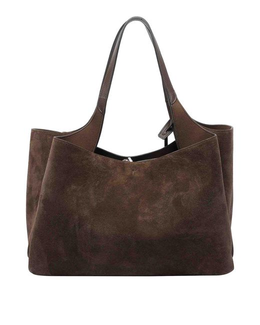 Tod's Brown Tods Logo Shoulder Bag