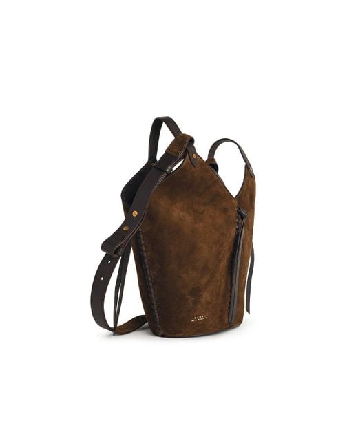 Isabel Marant Brown Tampa Mini Bucket Bag