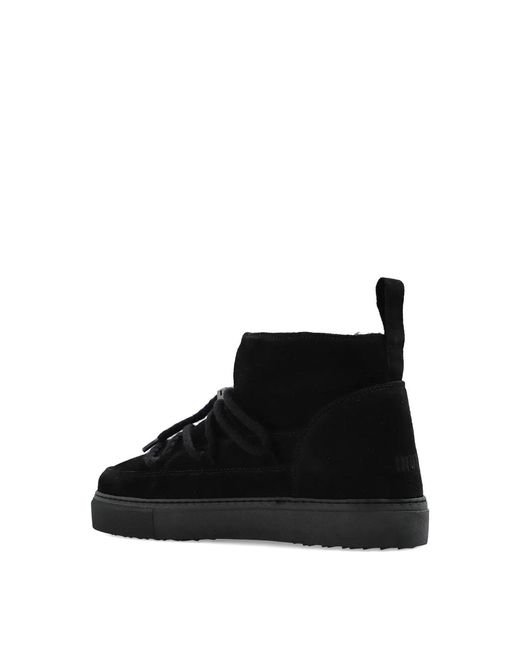 Inuikii Black Leather Ankle Boots