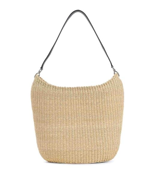 Phoebe Philo White Slope Sling Small Shoulder Bag