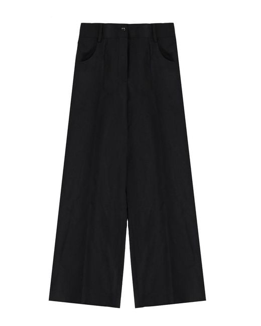 Theory Black Wool Tailored Pants