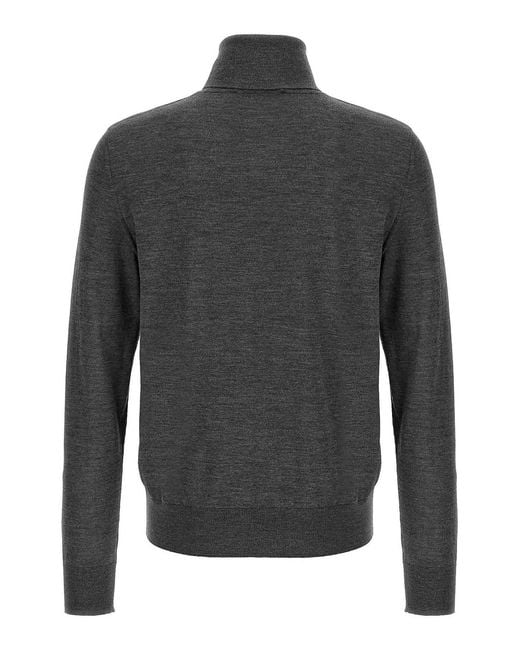 DSquared² Gray D2 Turtleneck Sweater for men